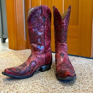 Red Cowboy Boots